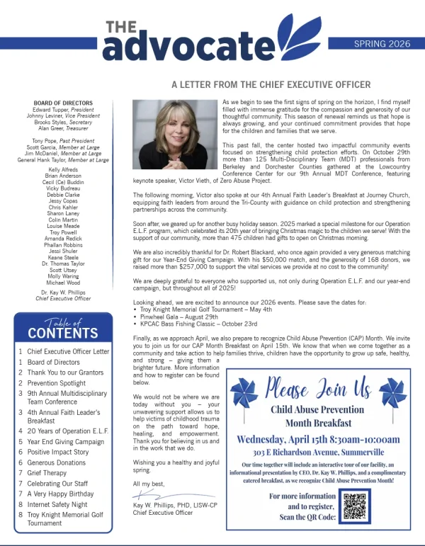 Spring 2026 Newsletter