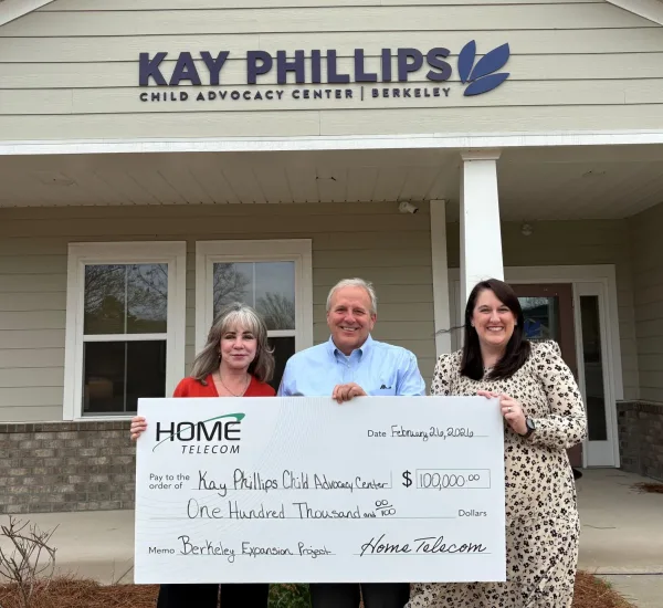 Home Telecom donates $200,000 to Berkeley’s Kay Phillips Child Advocacy Center